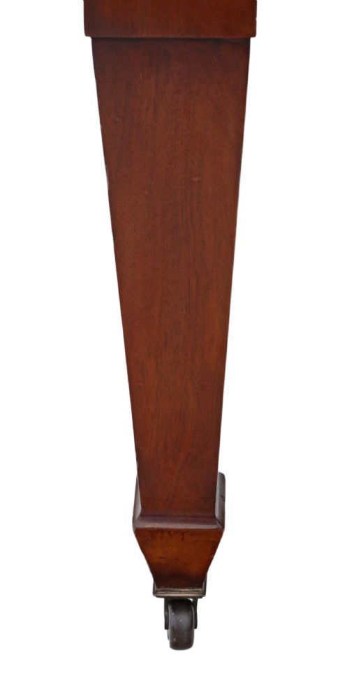 fig 2. Victorian mahogany wind out extending D end dining table
