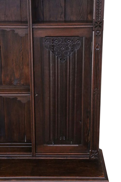 fig 1. Victorian Gothic carved oak sideboard