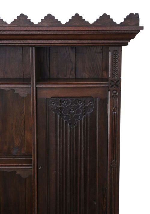 fig 2. Victorian Gothic carved oak sideboard