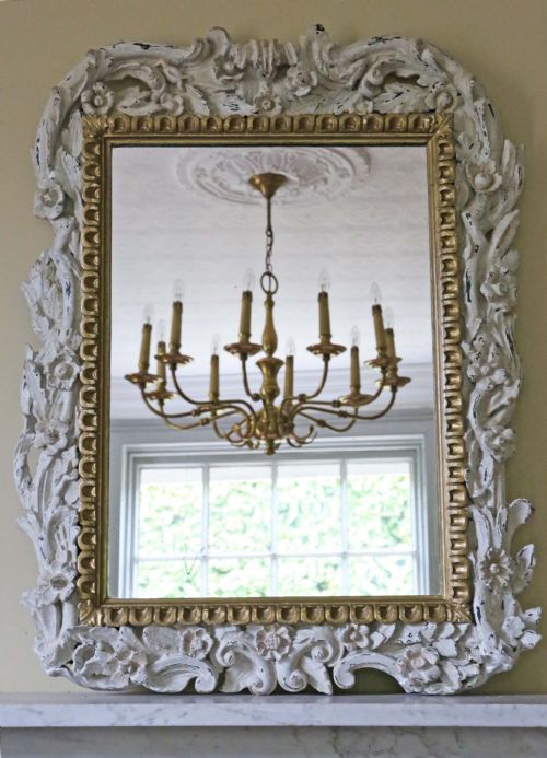 Victorian Gilt Overmantle Wall Mirror