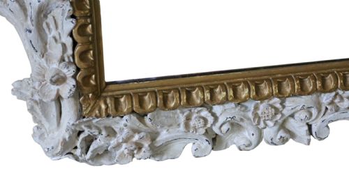 fig 1. Victorian gilt overmantle wall mirror