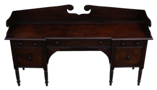 fig 1. Regency flame mahogany chiffonier sideboard