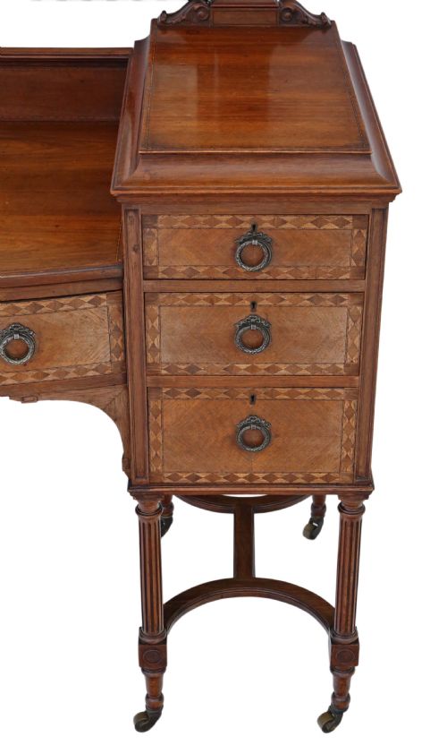 fig 3. Edwardian inlaid rosewood dressing table