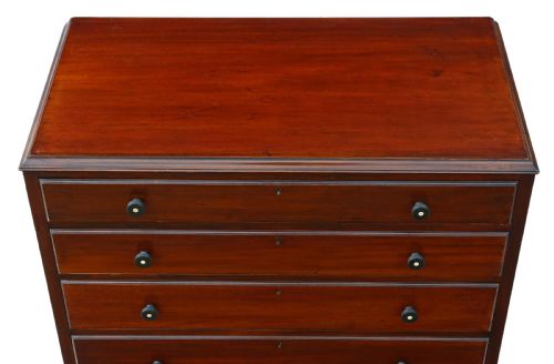 fig 1. Mahogany chest of drawers