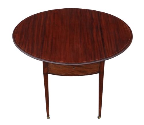 fig 1. Regency inlaid mahogany Pembroke sofa table