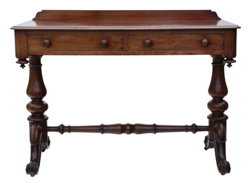 fig 1. Victorian C1880 mahogany writing desk