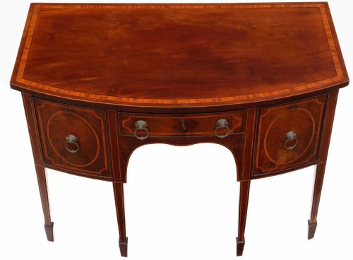 Georgian Flame Mahogany Sideboard