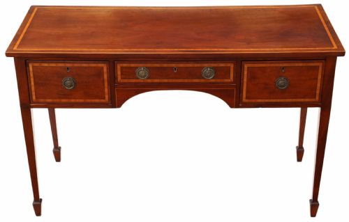 19th Century Inlaid Mahogany Writing Desk