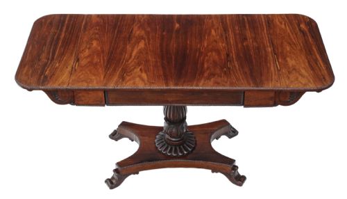 fig 2. Regency rosewood pedestal sofa table