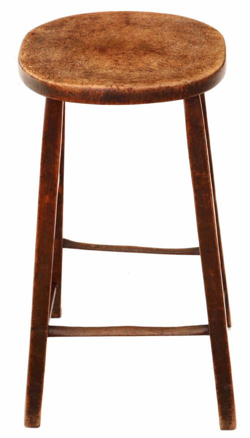18th Century Mahogany High Stool