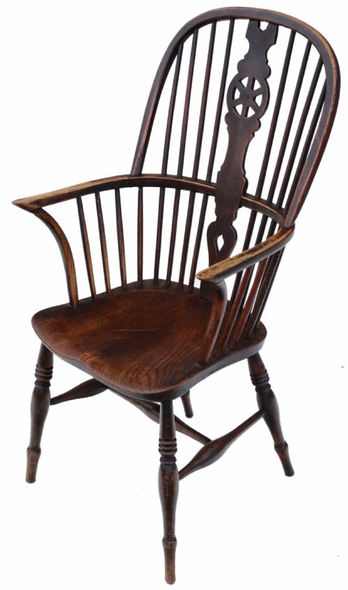 Victorian Ash & Elm Windsor Dining Chair