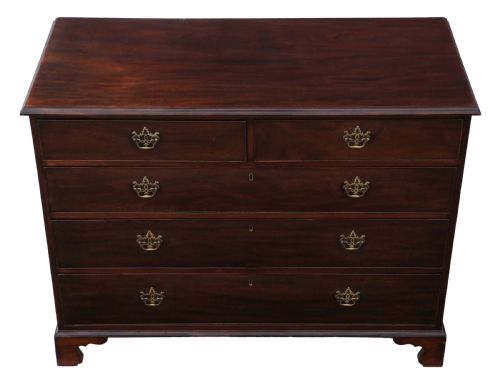 fig 1. Georgian mahogany chest of drawers
