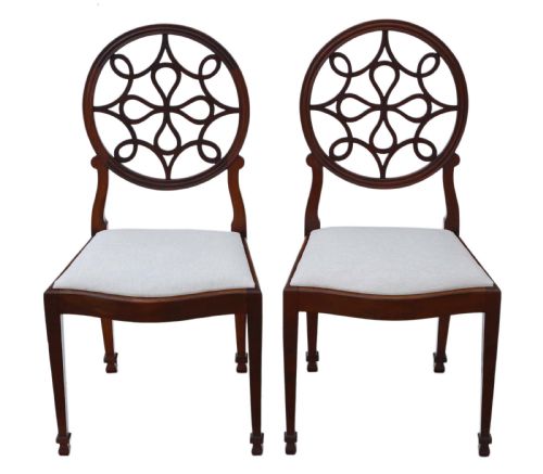 Pair of Georgian Revival Dining Chairs