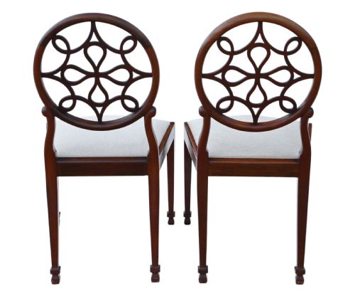 fig 1. Pair of Georgian revival dining chairs