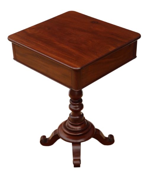 fig 1. Victorian C1840 mahogany side table