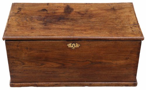 fig 1. 18th Century elm coffer