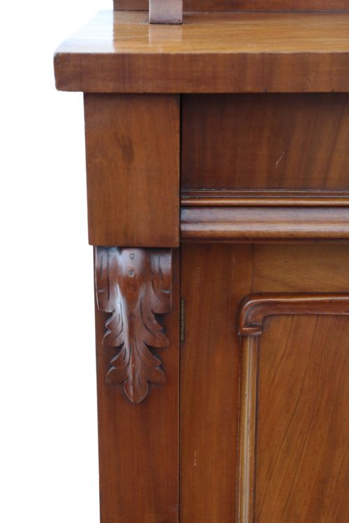 fig 2. Victorian C1880 walnut and mahogany sideboard