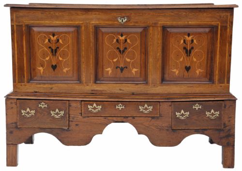 Georgian Decorative Inlaid Coffer