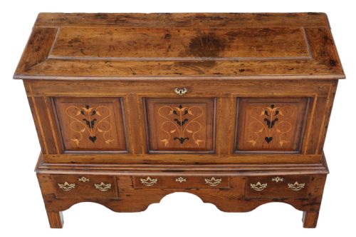 fig 1. Georgian decorative inlaid coffer