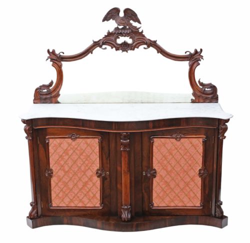 Victorian Rosewood Credenza Sideboard