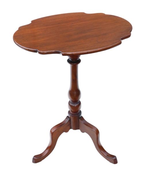 fig 1. Victorian mahogany tilt top supper table