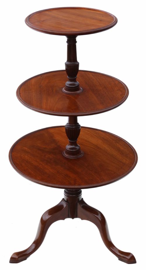 George III Mahogany Dumb Waiter.