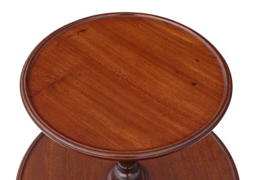 fig 1. George III mahogany dumb waiter.