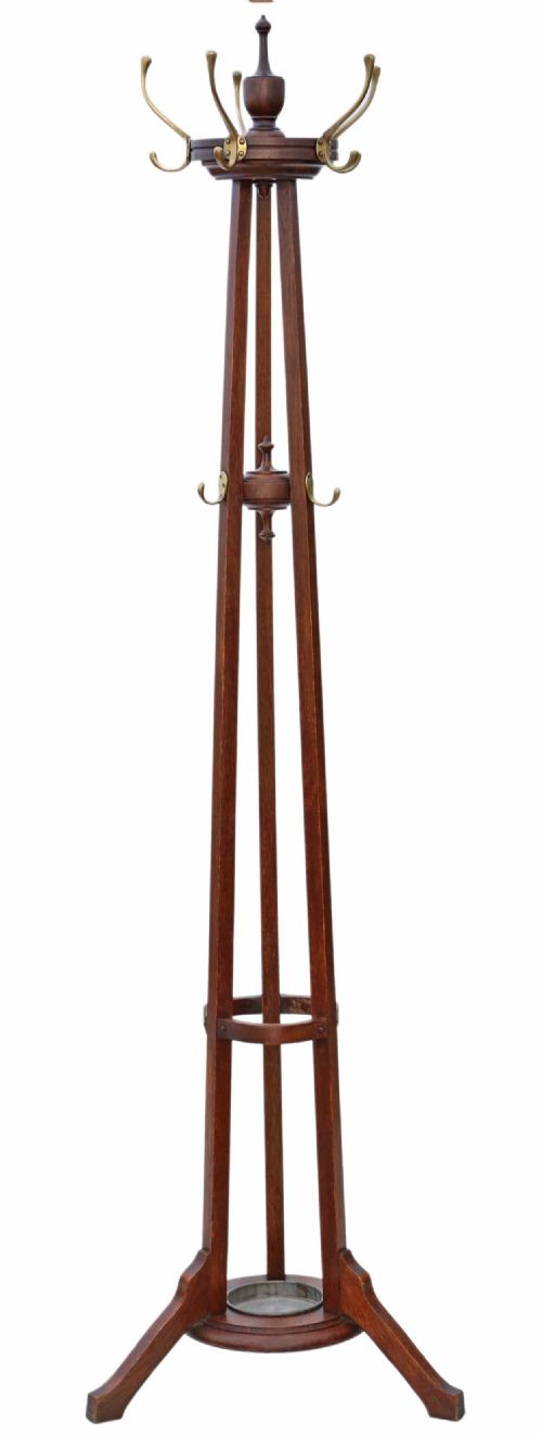Victorian Oak Hall, Coat or Hat Stand