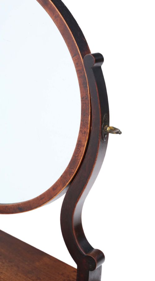 fig 1. Georgian mahogany swing mirror