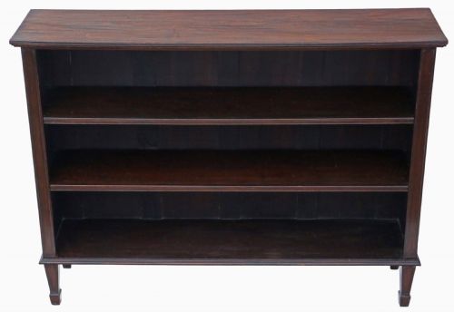 Adjustable Edwardian Mahogany Bookcase