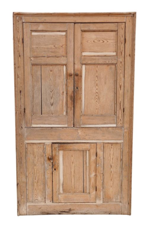 Georgian Pine Corner Cupboard