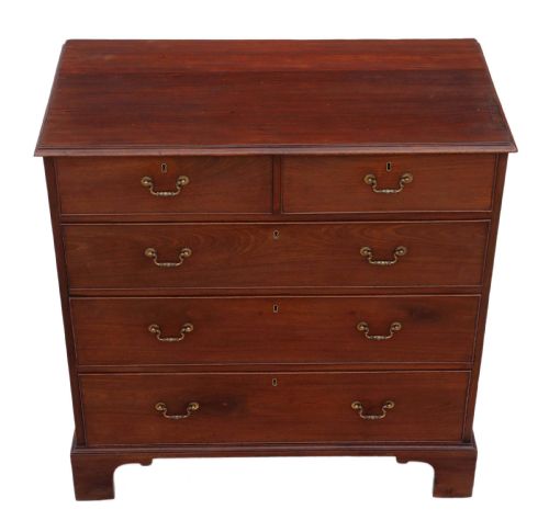 fig 1. Georgian mahogany chest of drawers C1800