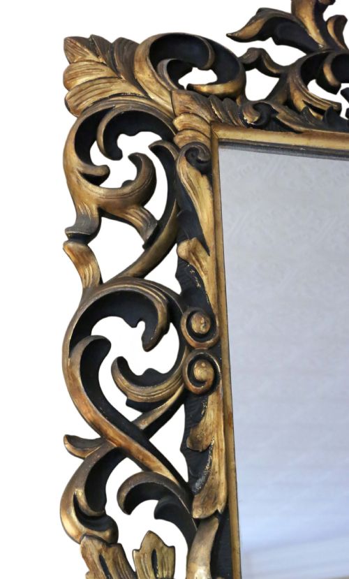 fig 2. 19th Century Florentine gilt overmantle wall mirror