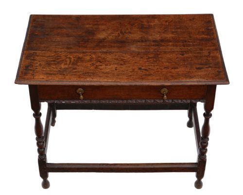 fig 1. Georgian oak writing side table