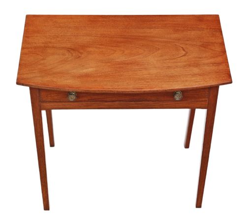 fig 1. Georgian mahogany writing side table 