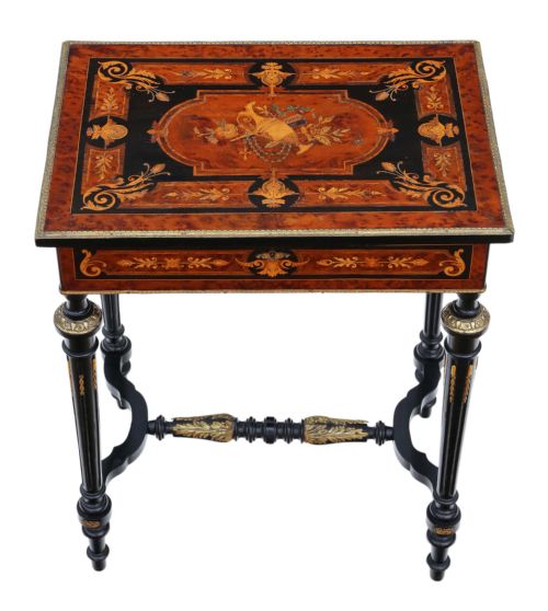 fig 1. 19th Century marquetry dressing table