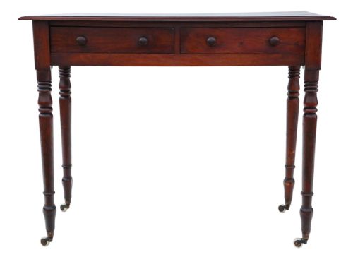 fig 1. Victorian C1860 mahogany desk