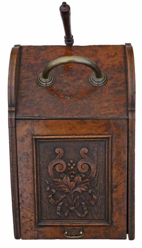 Pollard Oak Perdonium Coal Scuttle Box