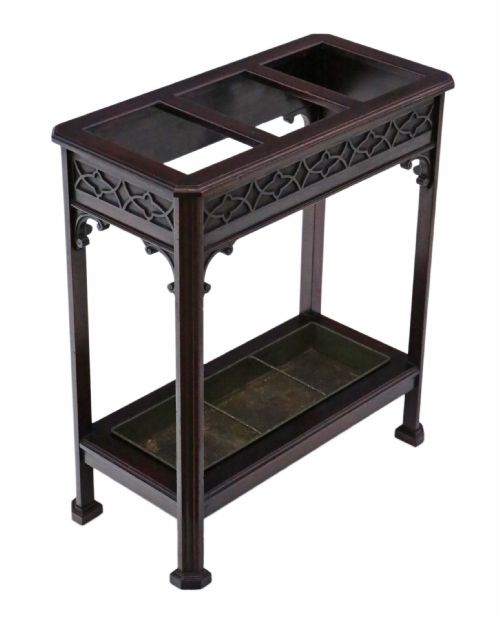 fig 1. Edwardian mahogany hall stand