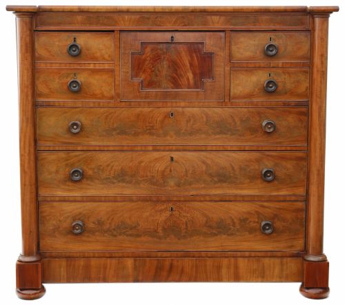 Regency Flame Mahogany Chest of Drawers
