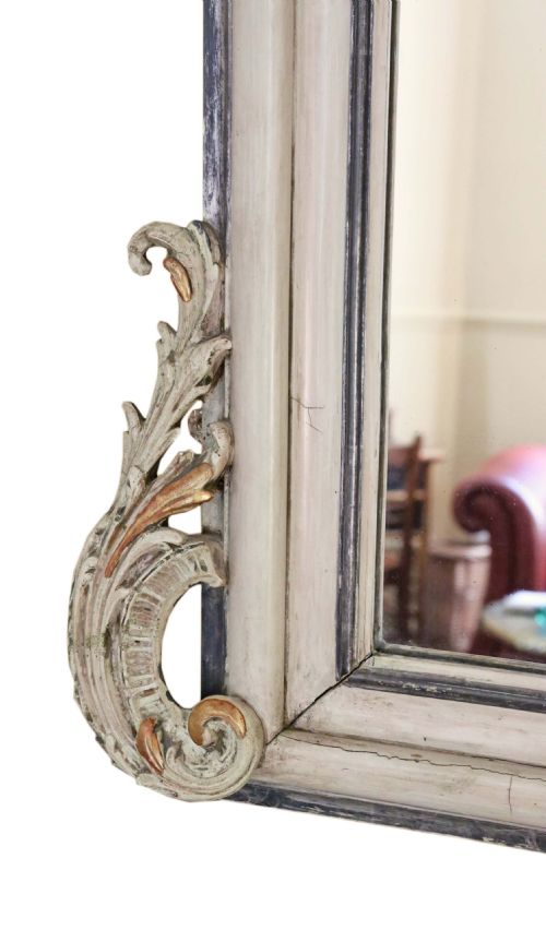 fig 1. French Rococo overmantle wall mirror