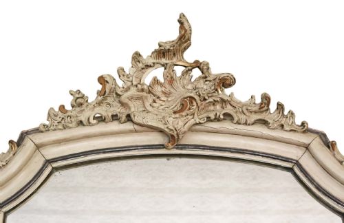 fig 2. French Rococo overmantle wall mirror