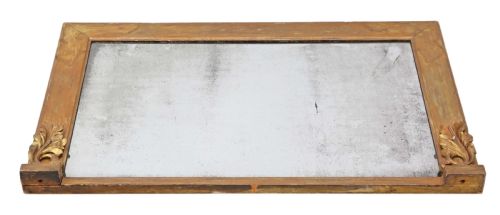 Mid 19th Century Gilt Overmantle Wall Mirror