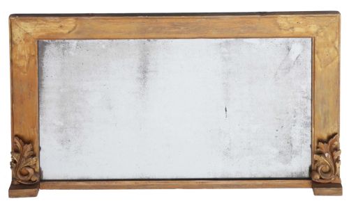 fig 1. Mid 19th Century gilt overmantle wall mirror