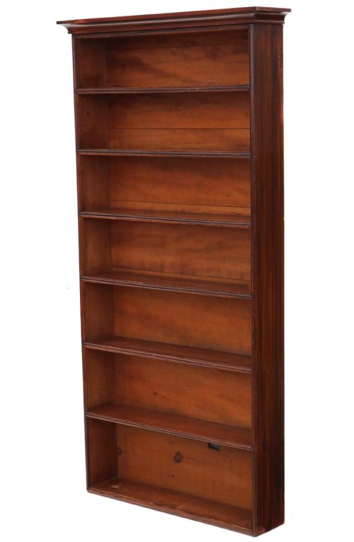 Victorian C1870 Tall Mahogany Bookcase