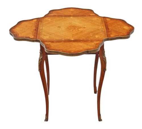 fig 1. Folding marquetry centre table