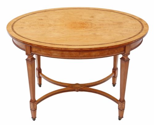 fig 1. Victorian inlaid satinwood centre table