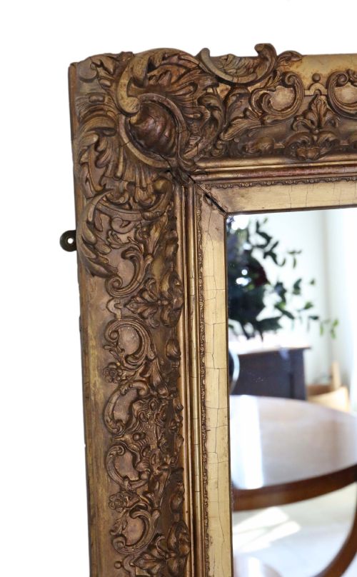 fig 2. Mid-19th Century overmantle or wall mirror