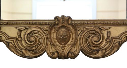 fig 1. Victorian overmantle or wall mirror C1860