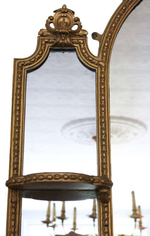 fig 2. Victorian overmantle or wall mirror C1860